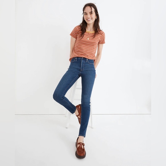 Madewell 10" High-Rise Skinny Jeans in Danny Wash - Picture 4 of 4